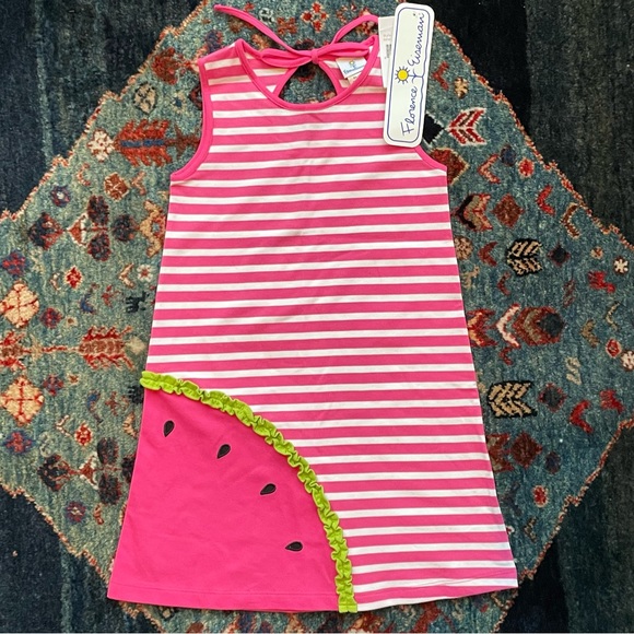 Florence Eiseman Other - NWT Florence Eiseman Adorable Striped Watermelon Dress Size 6
